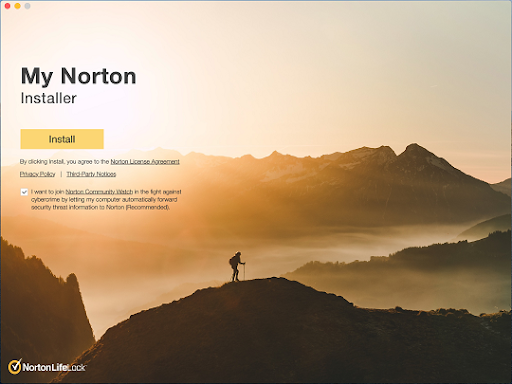 My Norton Install